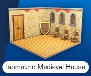 Isometric Medieval House