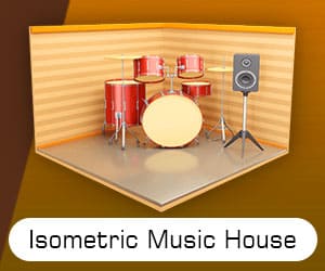 Isometric Music House