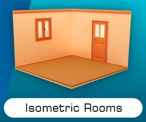 Isometric Rooms Hidden Objects