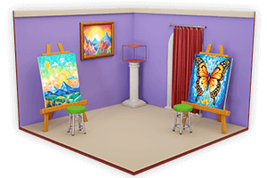 Isometric Art Studio Game