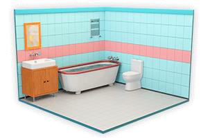 Isometric Bathroom Game