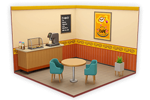 Isometric Cafe Game