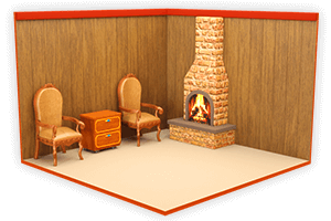 Isometric Grandpa House Game